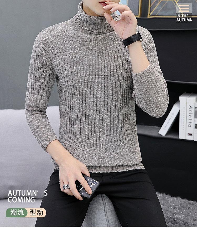 Product Introduction of Áo Len Cổ Lọ Cho Nam, Phong Cách Hàn Quốc, Hợp Xu hướng, Dáng Ôm, Đồ Len Cơ Sở, Thích Hợp Cho Mùa Thu, Áo Mặc Bên Ngoài Thường Ngày Quần Áo Im Lặng, Ralph, Tay Áo 5, Dưới Cánh Tay, Xu Hướng 2024 3
