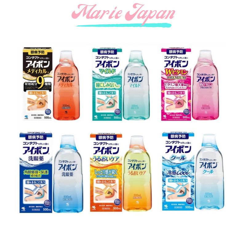 Nước Rửa Mắt Eyebon W Vitamin 500ml Nhật Bản  - ( Lens Nhỏ Mắt )