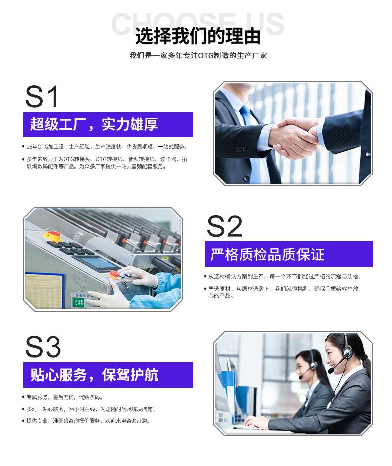Product Introduction of Cross-Border OTG Adapter Cable 2-in-1 Converter Cable Android Type-C Multi-Port Adapter USB Flash Drive Mouse Keyboard OTG 18