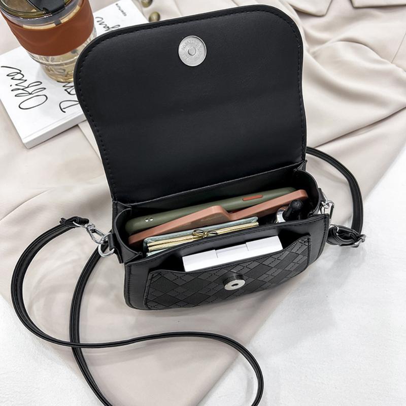 Product Introduction of 🌺FREE SHIP🌺Túi xách nữ thời trang túi đeo chéo đeo vai in vân trám da đẹp để vừa các dòng điện thoại NQD88 K101 27