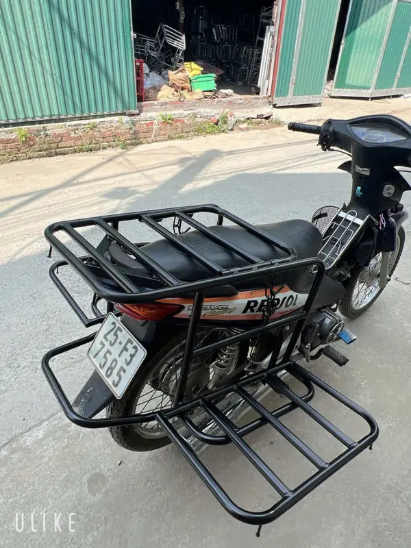 baga chở hàng 2 cánh đa năng, Giá chở hàng 2 cánh dành cho xe máy có lắp mở cốp xe và bình xăng, tuýp D21. chịu tải trọng cao, baga chở hàng cồng kềnh Phụ Kiện xe máy 5