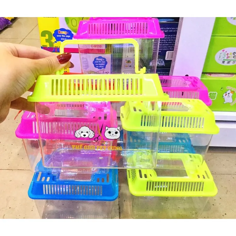 Hộp Mika xách Hamster 15*6*8cm