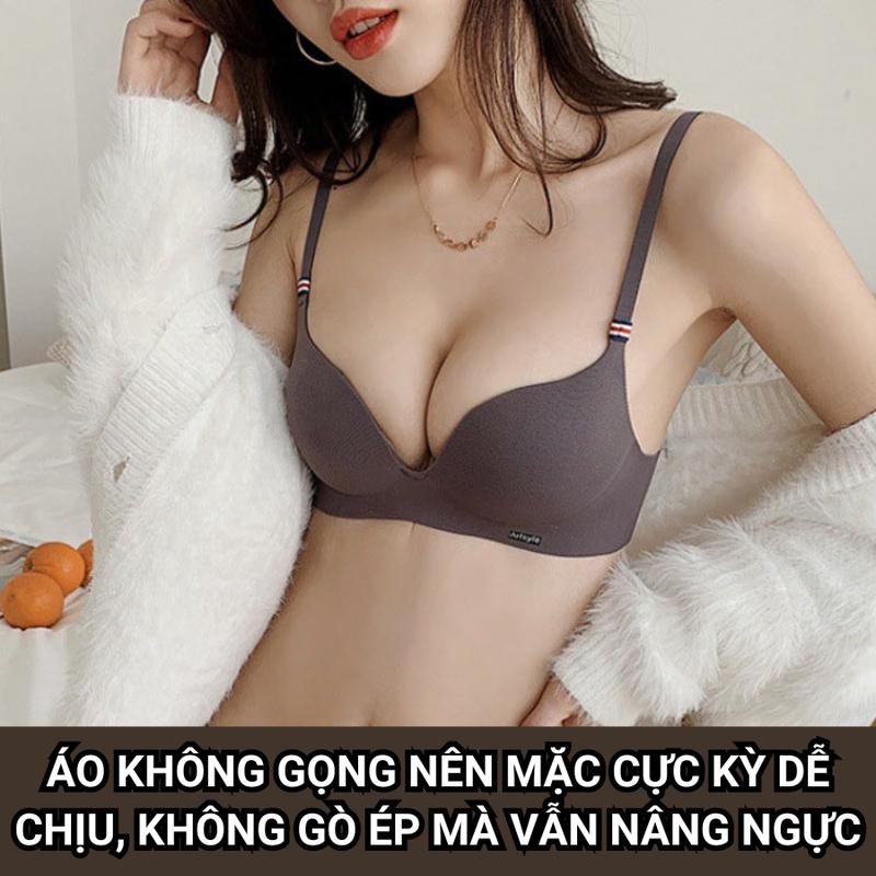 Áo Ngực Nữ Cao Cấp Không Gọng Đúc Su Nâng Ngực Mềm Mại Mã BRA02 5