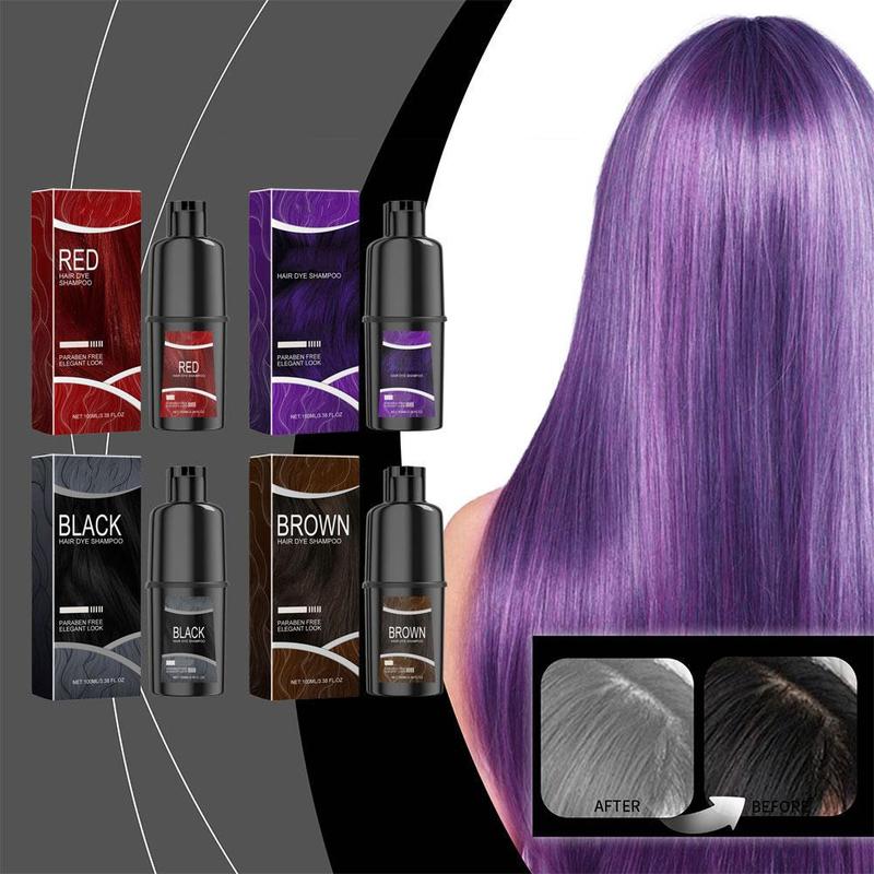 Product Introduction of Dầu Gội Nhuộm Tóc Thảo Dược Tự Nhiên, 100ml, Dầu Gội Màu Tóc, Cho Tóc Gary, Nâu Đậm Và Đen, Mã L3E5 21