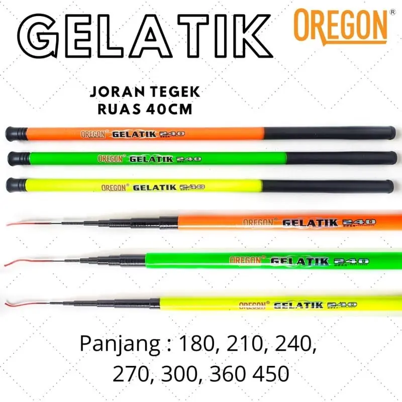 Joran Tegek Fiber Oregon Gelatik Mentah AP 4