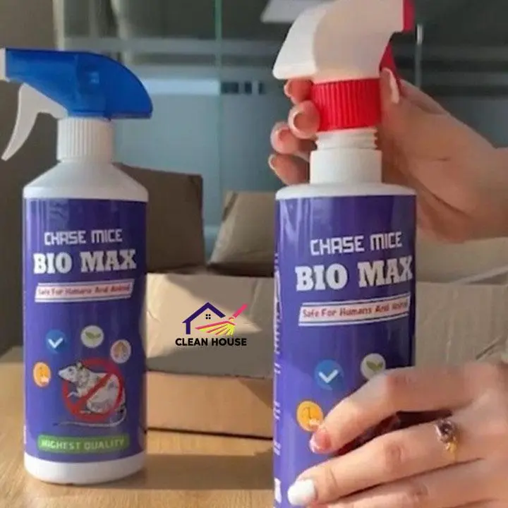 Chai xịt đuổi chuột BioMAX công nghệ Đức, nguồn gốc thảo mộc không mùi ,xua đuổi chuột, gián, côn trùng dích 500 ML