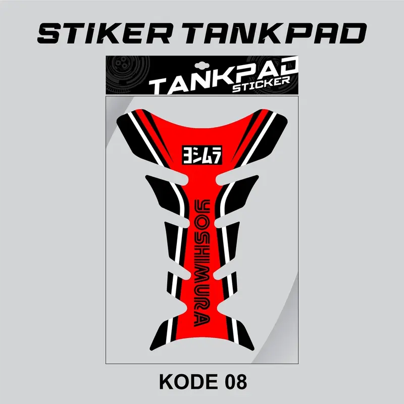 STIKER TANKY TANKPAD MOTOR PAD TANK PROTECTION Universal (Untuk Tangki Motor CB, MEGAPRO, CBVERZA, CB150R, GL, JAPSTYLE, TIGER, NINJA DLL)UV TRANSPARAN 8