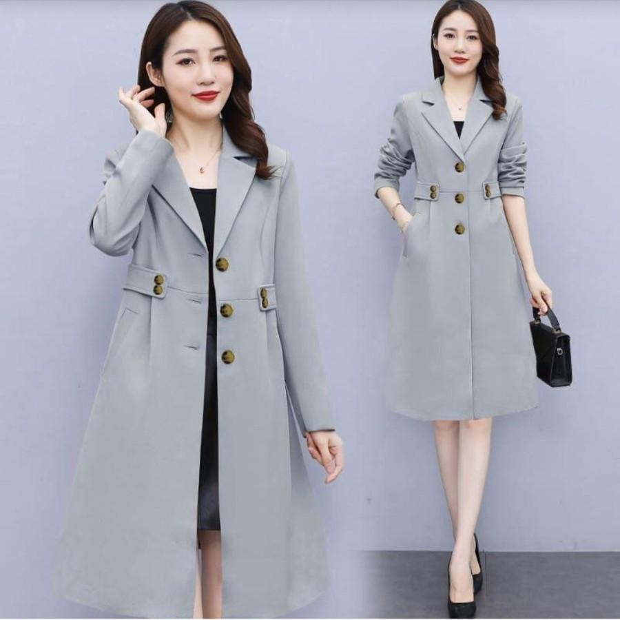 Blazer Panjang Wanita Korea Casual Atasan Perempuan Long Coat Elegan Terbaru Kekinian Modern Anessa Fit Katun Stretch Outer Basic Cardigan Formal Kantor Semi Hitam Simple Oversize Linen Blazer Panjang Wanita Korea Casual Atasan Perempuan Long Coat Elegan Terbaru Kekinian Modern Anessa Fit Katun Stretch Outer Basic Cardigan Formal Kantor Semi Hitam Simple Oversize Linen