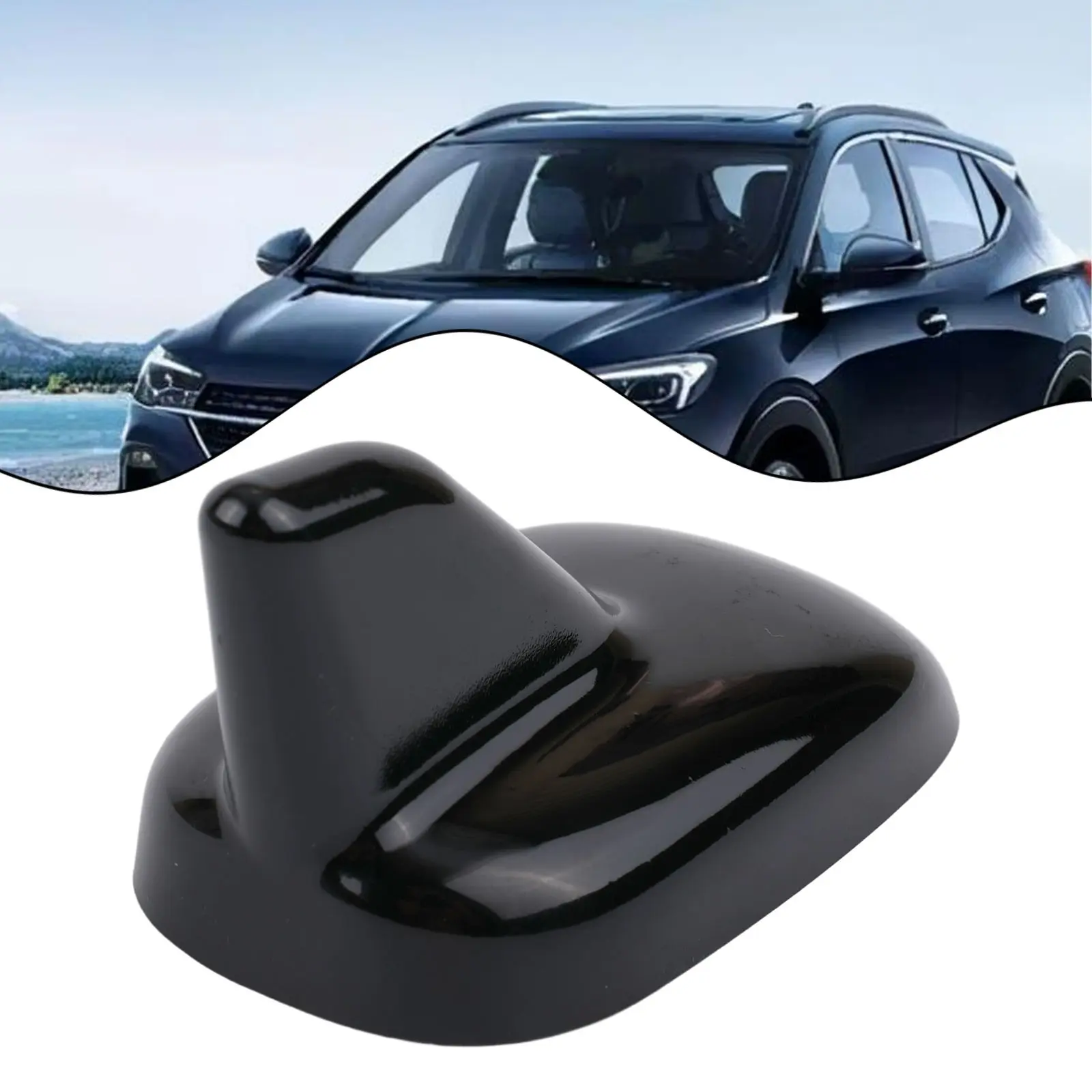 1 X Black Car Roof Antenna Aerial FM/AM Radio Signal Decor Trim