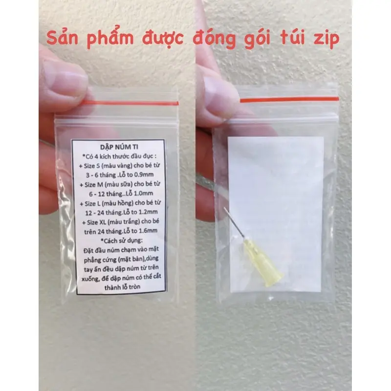 Dập Lỗ Núm Ti, Dụng Cụ Đục Lỗ Núm Ti Bình Sữa 6