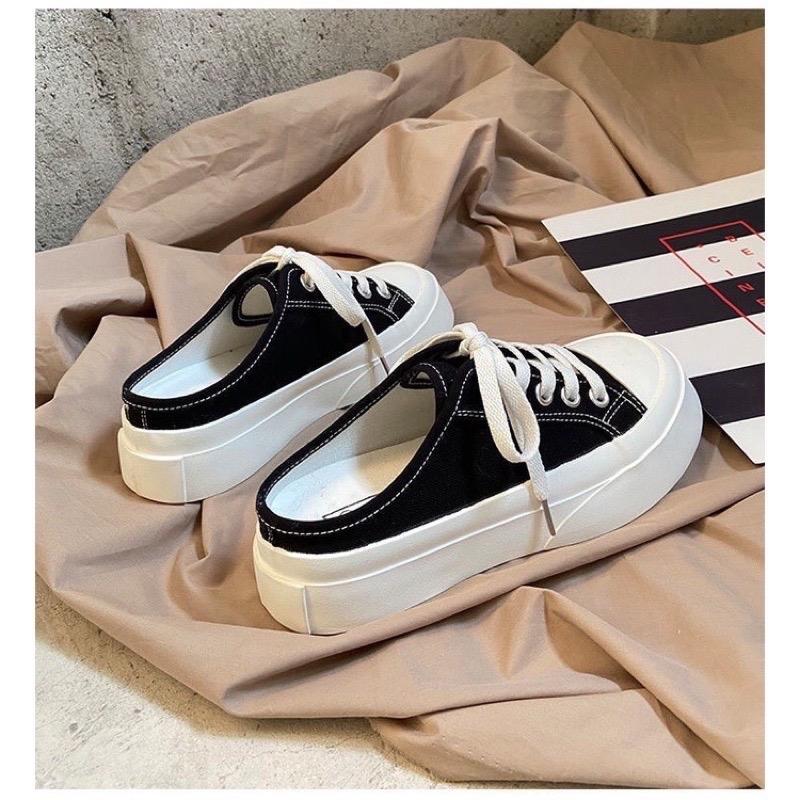  Sục thể thao nữ basic thời trang cao cấp Mũi tròn DéP Shoes GiàY Cao Su Guốc 