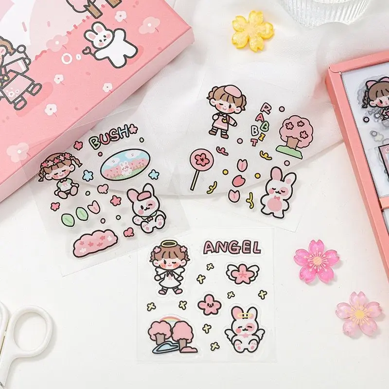 (10lembar) Stiker Aesthetic DIY Buku Diary / Stiker Tumblr / Stiker Decor isi 10 pcs