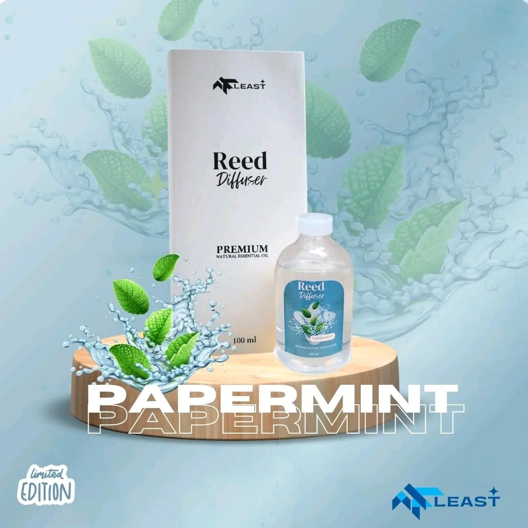 Reed Diffuaser/ Pengharum Ruangan 100ml Variant Papermint by Atleast