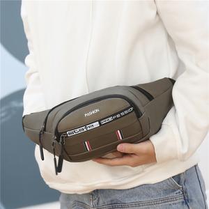 Beg Pinggang untuk Lelaki, Ketibaan Baru, Bahan Luaran, Kain Oxford, Beg Selempang, Kapasiti Besar, Sesuai untuk Perniagaan dan Sukan, Dompet dan Telefon, Beg Pinggang waist  bag  men