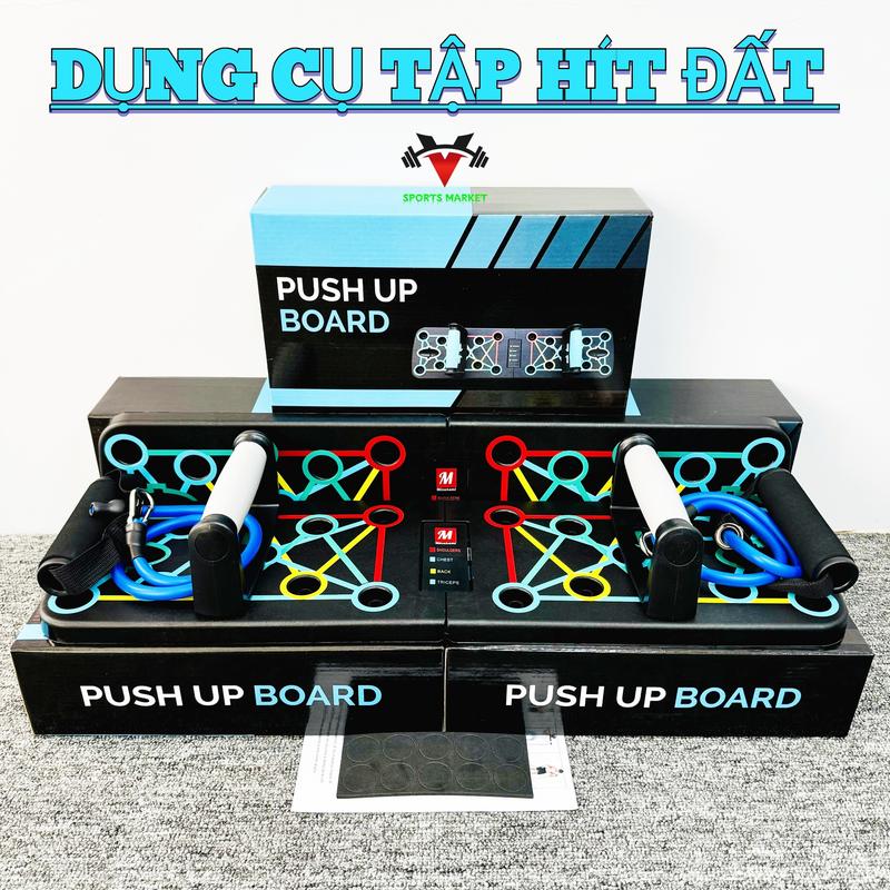 Dụng Cụ Hít Đất Đa Năng Cao Cấp Push Up Board Bảng Chống Đẩy Tập Gym Tại Nhà Thể Dục ABS 150kg Tay Cầm Chống Trượt Gập Tiện Lợi