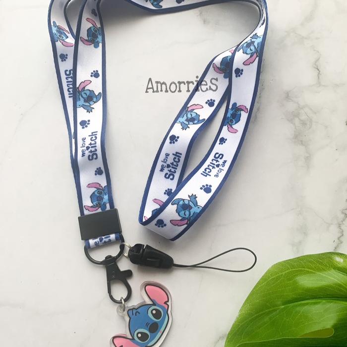 Gambar Lanyard Stitch/ Gantungan Lanyard Disney TALI HP LUCU TALI HP ID CARD dari Amorries Kota Administrasi Jakarta Selatan Tokopedia