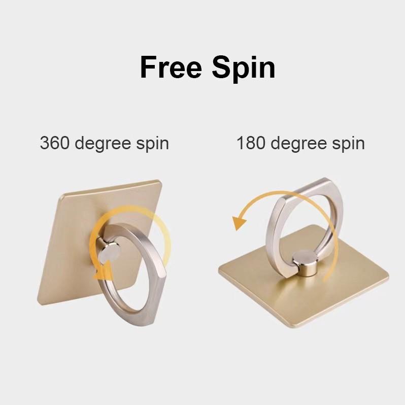 Product Introduction of Square Phone Finger Ring Holder 360 Degree Holder Stand (Assorted Colors) 3