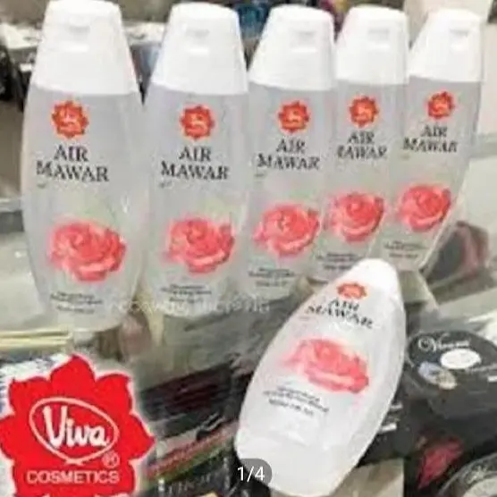 Viva Air Mawar 100mL 6 Pieces toner wajah Facial Penyegar Kotoran Muka