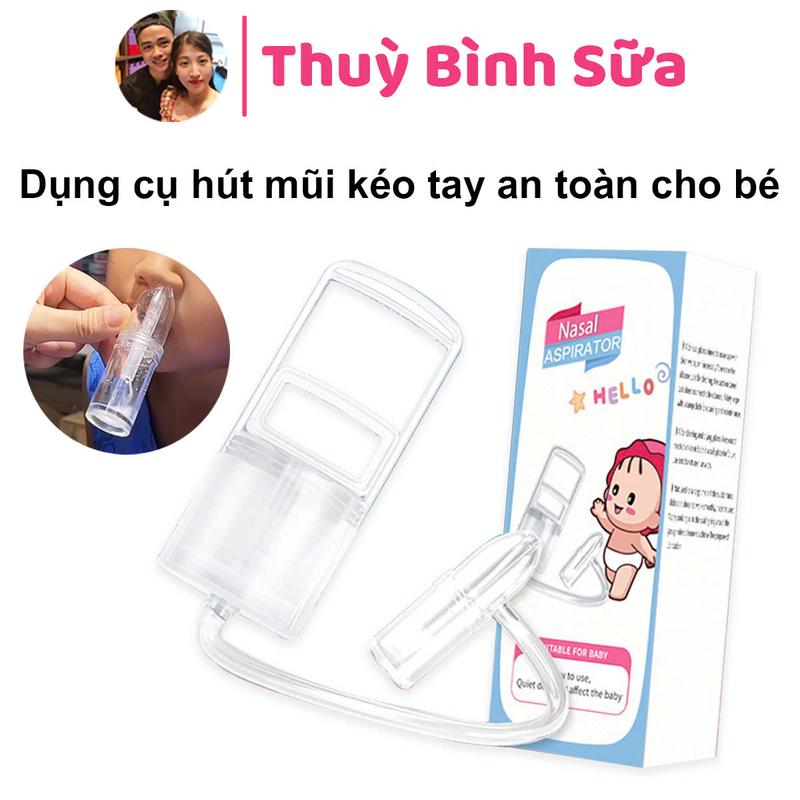 Dụng cụ hút mũi kéo tay thế hệ mới chất liệu nhựa nguyên sinh, lực hút mạnh an toàn cho bé 1