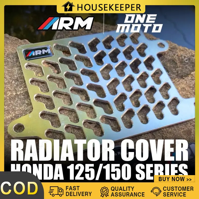 For ARM Radiator Cover for Honda Click 125 / Click 150 Alloy CNC ...