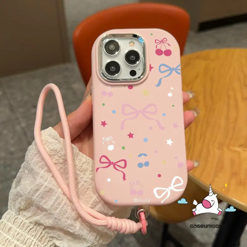 Caseunicorn Merah Jambu Hitam Layar Penuh Case Untuk Oppo A16 A18 A38 A17 A15 A15s A12 A78 A76 A7 A77 A95 A11 A3s A33 A53 A94 A74 A55 A9 A54 A5 A96 A77s A36 A5s A58 A35 A11K A57 A12s A17K Reno 9 8 5F 4Lite 5 7 Bintang Ikatan Simpul Cover