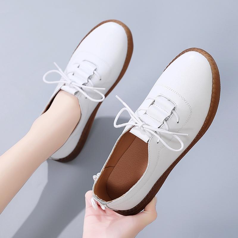 scholl women shoes Women's scholl casual leather shoes scholl ladies shoes Boat Shoes Loafers Shoes 6