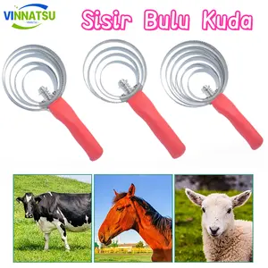 Vinnatsu 4/5/6 Sisir Bulu Kuda Putaran Sisir Pembersih Bulu Domba Kambing Horse Hair Comb Garukan Sapi Atau Sisir