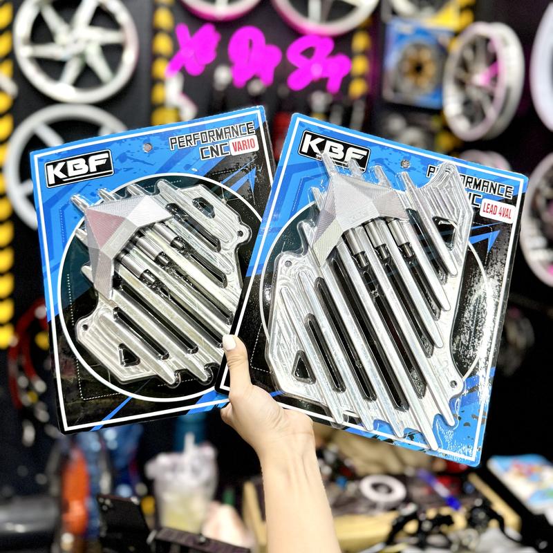 Che két nước V1 V2 cnc Tq6 mẫu KBF cho Vario125 vario150 Lead 4val - phụ kiện thay thế Phụ Tùng