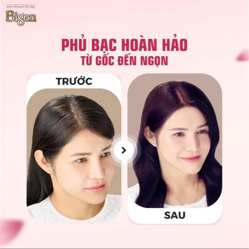 Product Introduction of ￼Thuốc Nhuộm Tóc Phủ Bạc Bigen Silk Touch Dạng Kem, Thuốc Nhuộm Thảo Dược Dưỡng Tóc Dài Và Dày 135ml 37