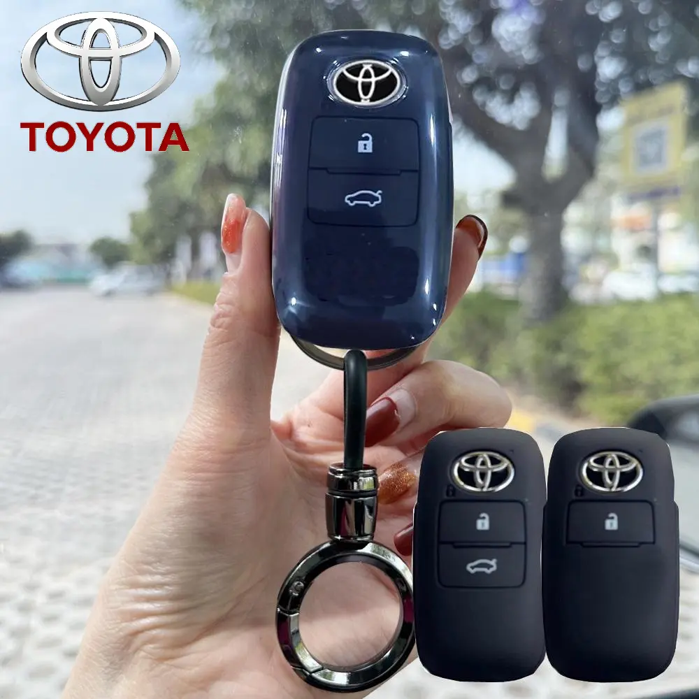 Tpu Car Key Case Cover for Toyota Vios 2023 YARIS ATIV 2022 2023 RAIZE VELOZ AVANZA Raid 2022 2023