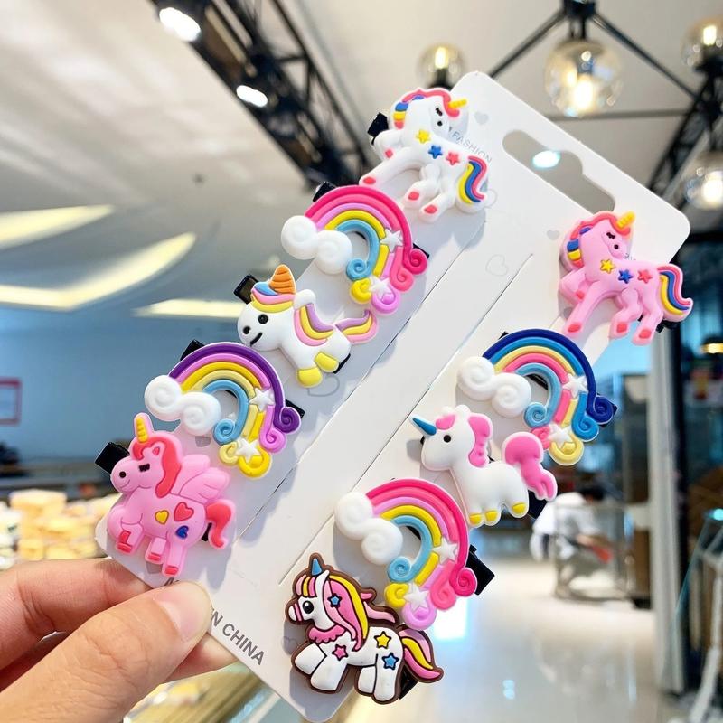 Product Introduction of Korean Style Super Cute Children Barrettes Girls Baby Ice Cream Does Not Hurt Hair Duckbill Clip Little Clip Hairpin Bang Clip Women 1