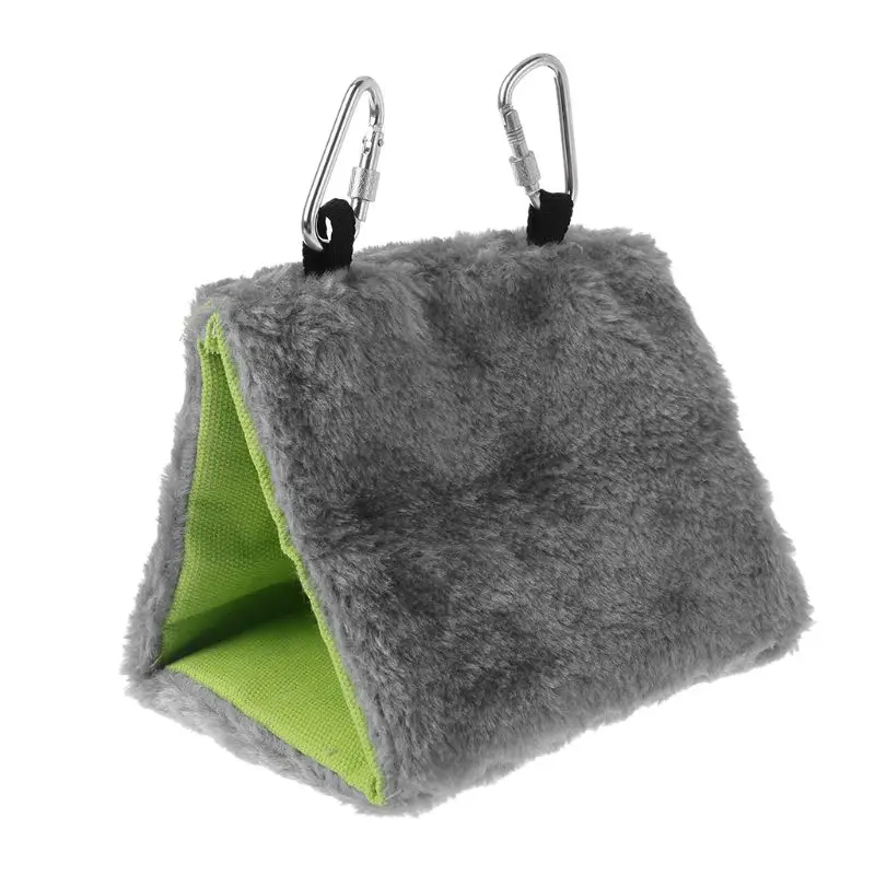 Thicken Bird Hanging Hammock Winter Warm Nest Snuggle Hut to Sleep Triangle