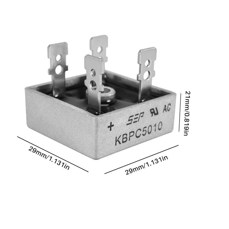 Single Phase Diode Bridge Rectifier 50A 1000V KBPC5010 New 7