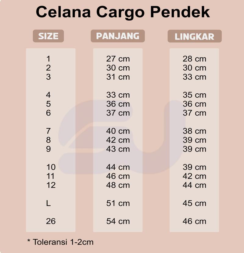 Product Introduction of 1-12 thn Celana Gamblok Anak Laki Laki Cargo Pendek Anak Premium 0