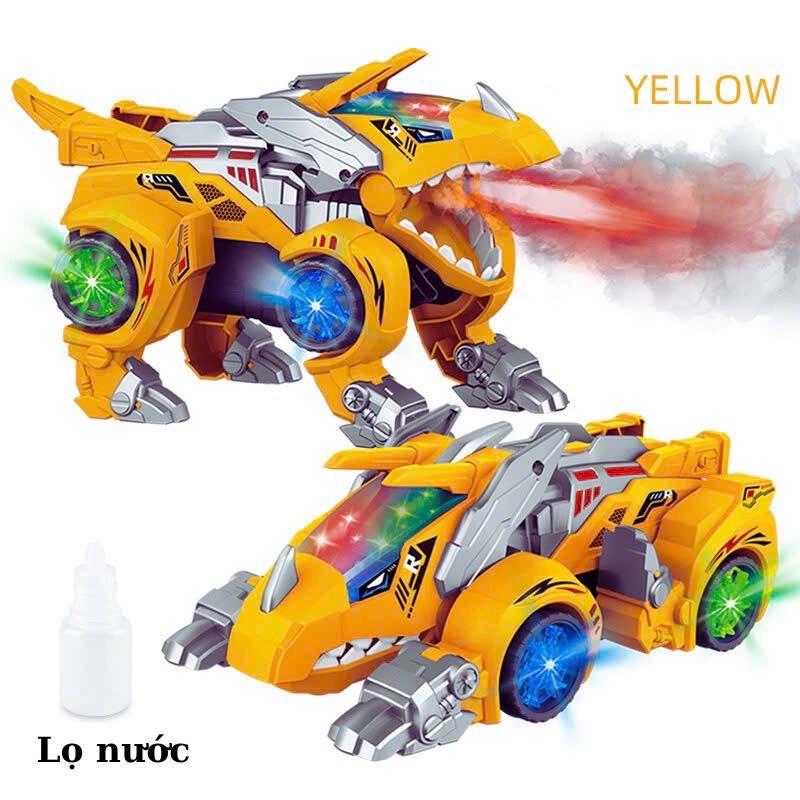 Khủng long phun sương biến hình chạy pin Toy Voi Đồ Chơi 4