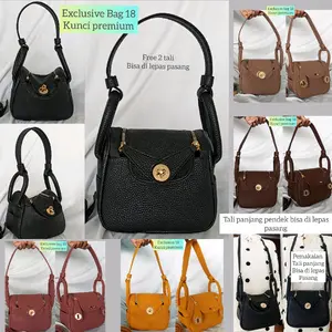 Lindi Bag / Tas Papirut Lindi / Premium Lindi / Tas Selempang & Bahu Wanita Kulit jeruk premium / Slingbag