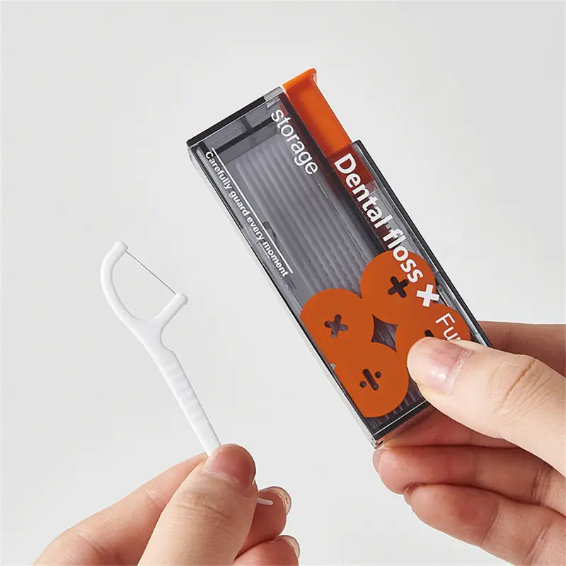 Hộp Chỉ Nha Khoa Tự Động, Hộp Chỉ Nha Khoa Cầm Tay Với Que Chỉ Nha Khoa Bật Lên Hộp Lấy Chỉ Nha Khoa Và Đựng Đồ 0