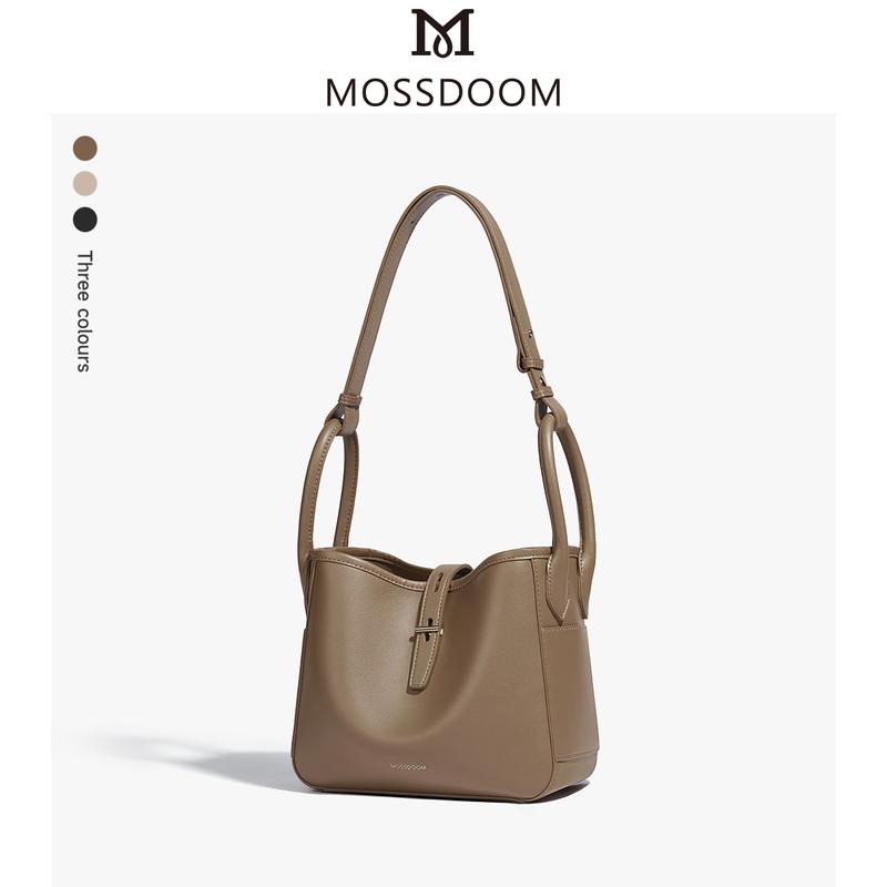 MOSSDOOM Alora Bag Túi đeo vai đeo chéo thiết kế đa chức năng bằng da PU độc đáo thời trang dành cho nữ