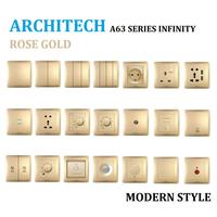 Gambar Architech Infinity A63-K19 Gold Sakelar/SAKLAR/CETEKAN INTERMEDIATE - INTERMEDIATE dari ARCHITECH INDONESIA Kota Administrasi Jakarta Utara 4 Tokopedia
