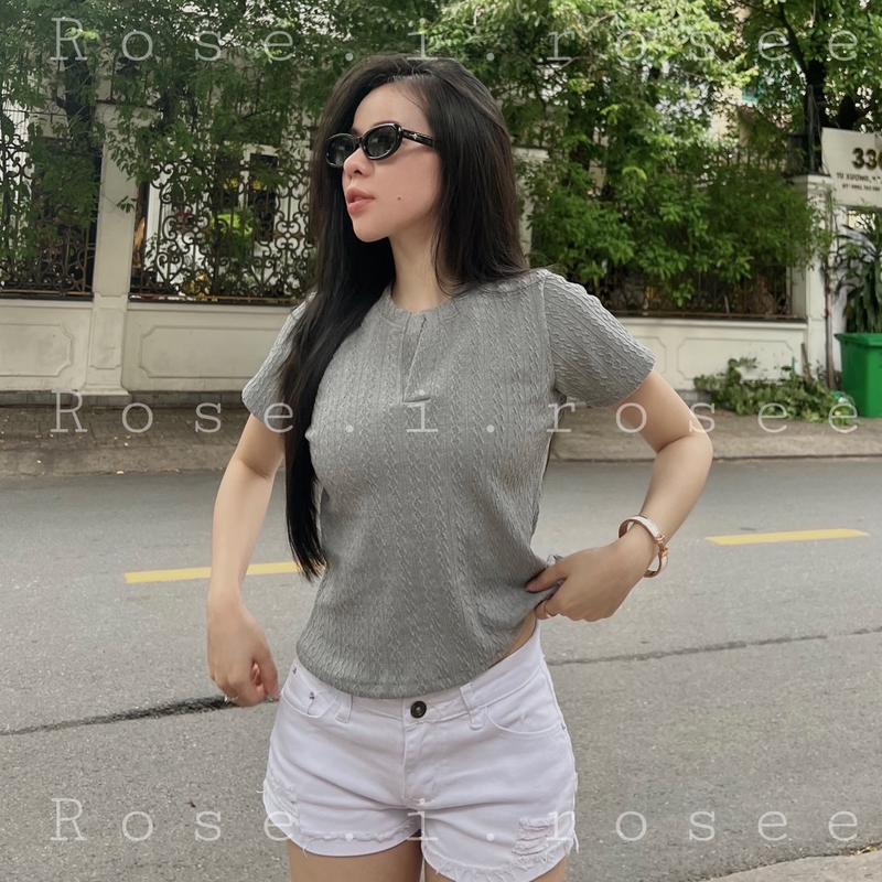 Áo cổ trụ babytee dáng freesize nhiều màu ( trắng mỏng )