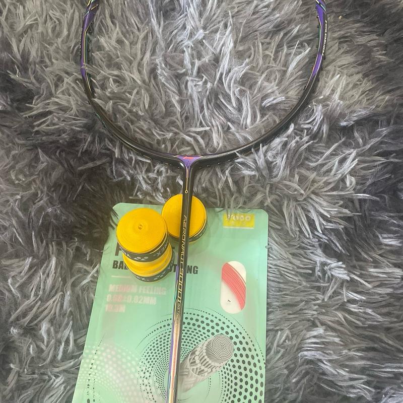  Vợt cầu lông Linin Aronat 9000i   max 13kg  căng sẵn 11 kg tặng bao vợt và quấn cán + cước Cán Vợt Sport Cacbon Thể Dục 