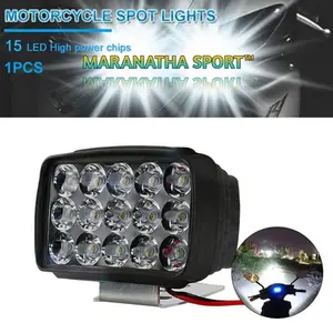 Lampu Tembak Sorot LED Motor Mobil CWL 15 Mata 15W 12V Spot Light