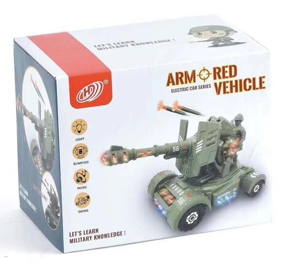 Product Introduction of BWH TOYS Children's toy car universal engineering vehicle military mortar car sound and light launch missile vehicle rocket launcher(11200079) 23