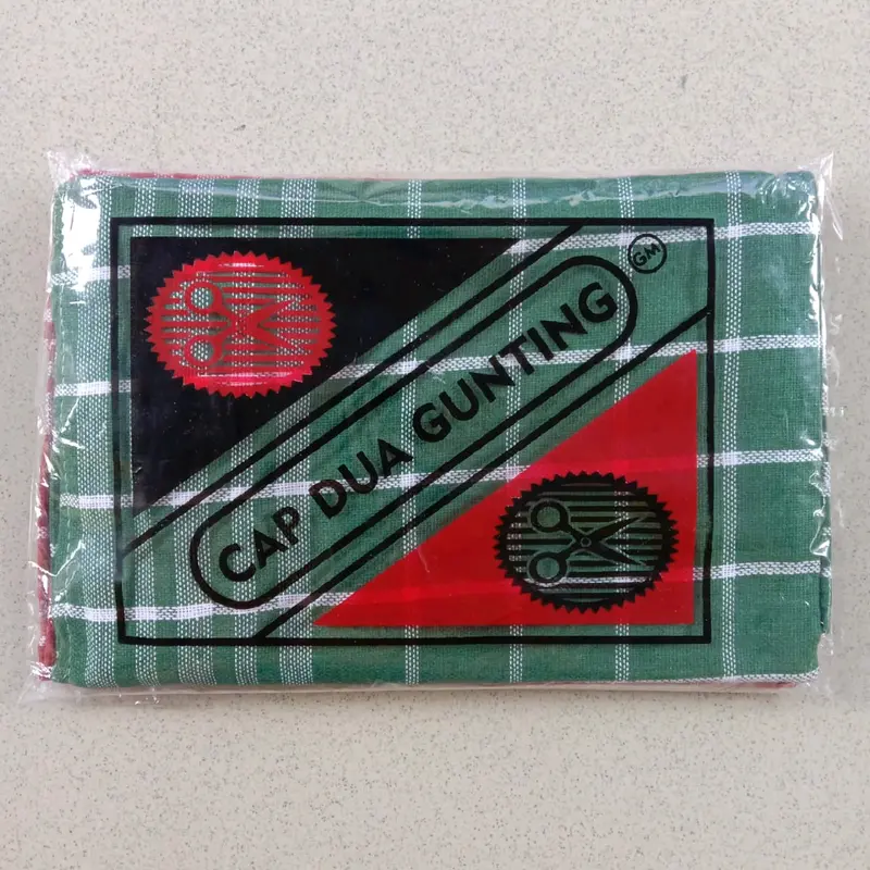 12pcs(1lusin) lap serbet serbaguna ukuran besar 55×55cm /lap piring/lap makan bahan catton Merah polytex random 7