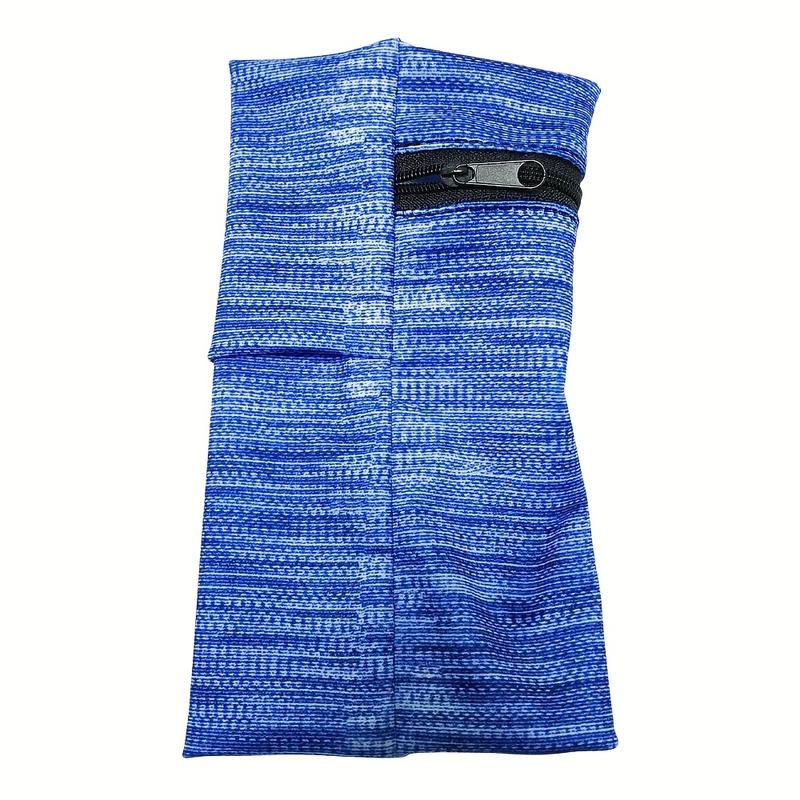 Unisex Running Hand Wrist Guard Storage Bag, Zipper Sweat Band Wrist Support Wristband Sweatband Wrist Wallet, Suitable For Gym Fitness Workout Running Jogging 6