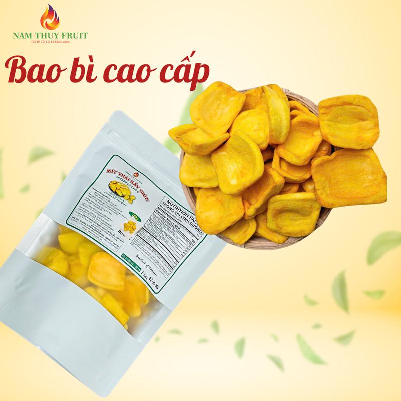 Mít Sấy - Loại Cao Cấp - Không Đường - An Toàn Vệ Sinh - Combo 2kg - Tặng 1 Hủ Khoai - Nam Thùy Fruit