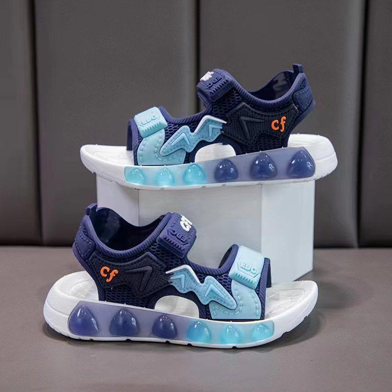  Sandal bé trai bé gái Dép quai hậu cho bé phong cách thời trang đế cao su mềm nhẹ quai nhựa Dép Sandal 