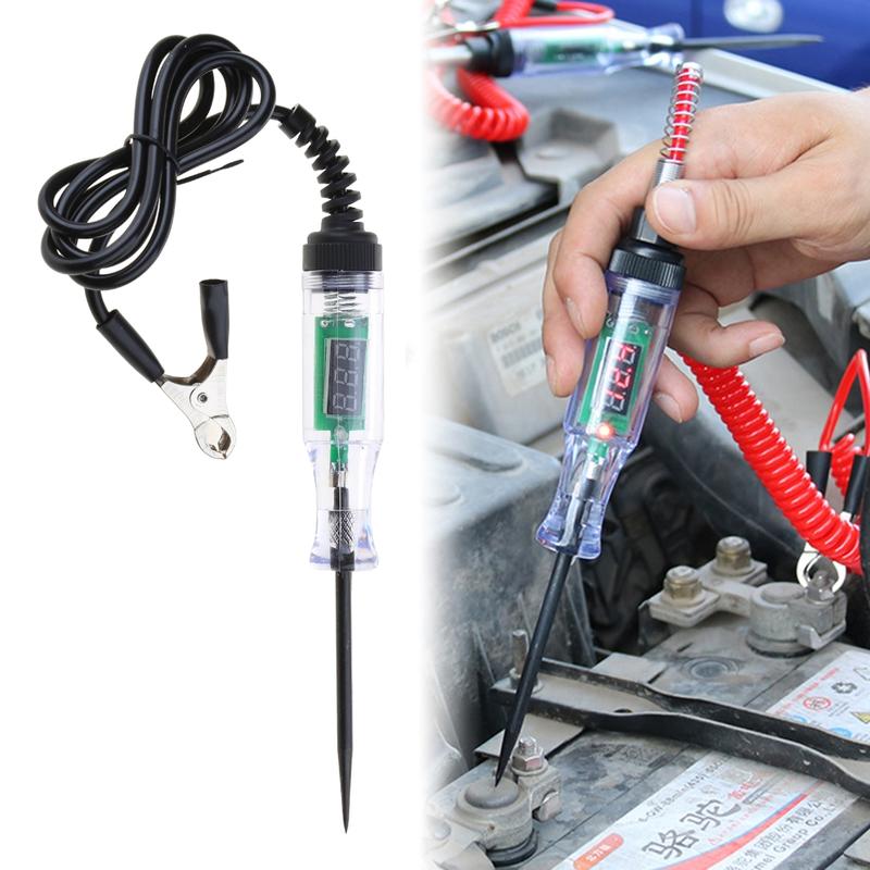 Product Introduction of Convenient Auto Circuit Tester Test Light with Portable PU Extended Wire Perfect for Truck Electrical Troubleshooting 37