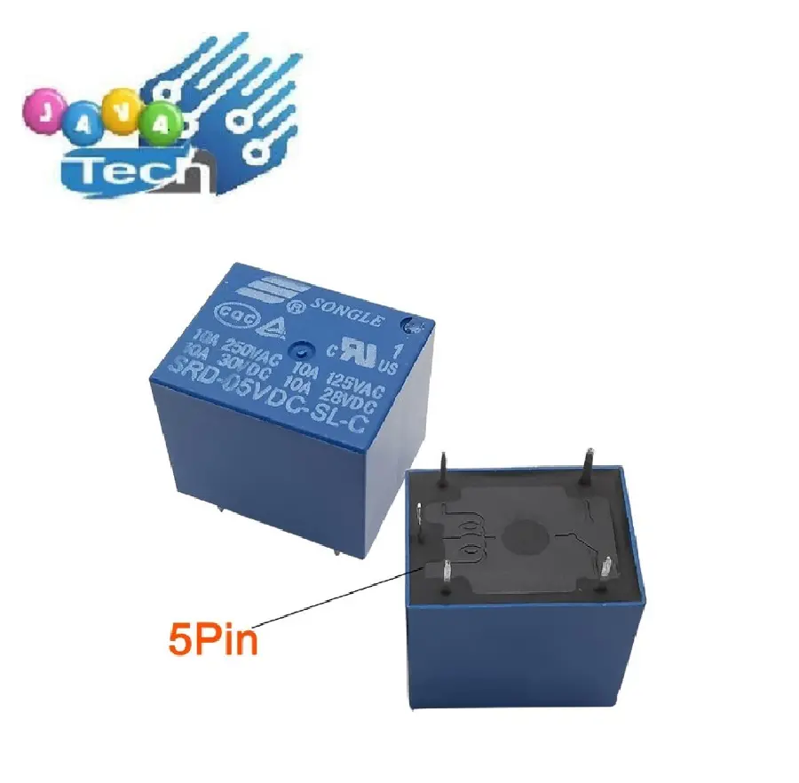 Relay 5 Kaki SRD 05V 12V 24V DC 10A