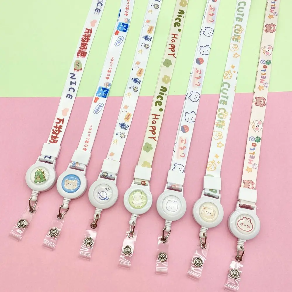 Nurse Accessories Office Supplies Badge Clip ID Holders Name Card Student Retractable Lanyard Retractable Badge Holder Badge Lanyard Badge Reel Lanyard